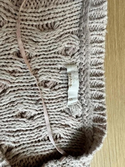 prAna Womens Pullover Sweater Size S Pink Open-Knit Lightweight Short Sleeve - Picture 4 of 4